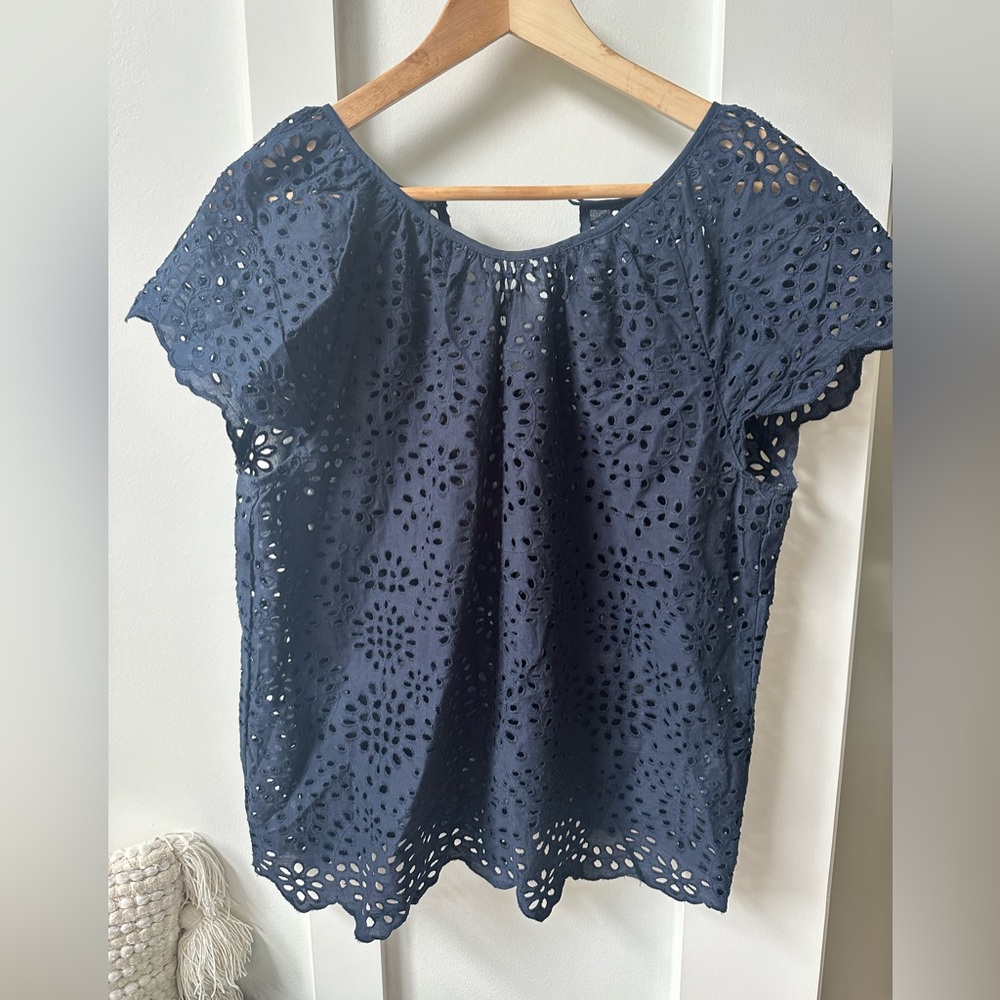 Banana Republic eyelet top